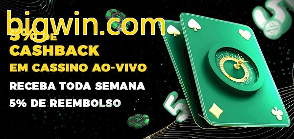 Promoções do cassino ao Vivo bigwin.com